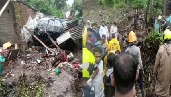 भारी बारिश की वजह से Mumbai में Landslide, 11 लोगों की मौत, Rescue Operation जारी