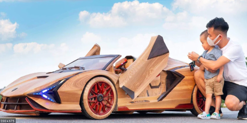 लकड़ी से बनाई 27 करोड़ वाली Lamborghini कार, बनाने से लेकर चलाने तक के वीडियो भी शेयर किए