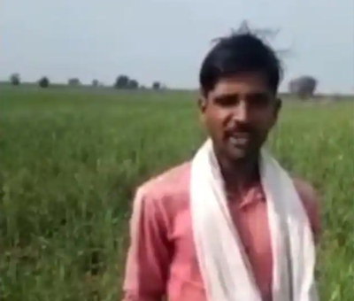 मध्य प्रदेश में बे-मौसम बारिश व ओलावृष्टि से परेशान किसान ने रच दी कविता, देखिये वायरल वीडियो